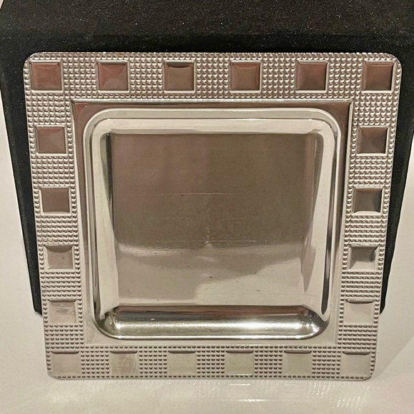 Set of  10 Vintage Glass Serving Bowls with Silver Trays - Picture 4 of 8